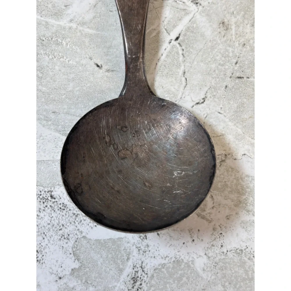 Vintage Norge Norway Souvenir Demitasse Spoon Nysolv 60GR Collectible Silverware